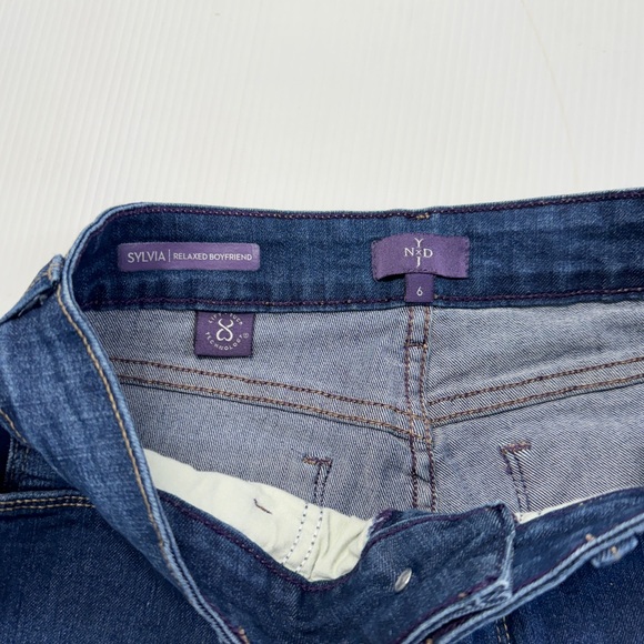 NYDJ Not Your Daughters Jeans Sylvia Relaxed Boyfriend Size 6 - Picture 5 of 8